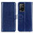 Custodia Portafoglio In Pelle Cover con Supporto M07L per Oppo A94 5G Blu