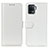 Custodia Portafoglio In Pelle Cover con Supporto M07L per Oppo Reno5 F Bianco