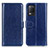 Custodia Portafoglio In Pelle Cover con Supporto M07L per Realme 8 5G Blu