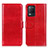 Custodia Portafoglio In Pelle Cover con Supporto M07L per Realme 8s 5G Rosso