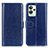 Custodia Portafoglio In Pelle Cover con Supporto M07L per Realme GT2 Pro 5G Blu