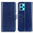 Custodia Portafoglio In Pelle Cover con Supporto M07L per Realme V25 5G Blu