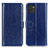 Custodia Portafoglio In Pelle Cover con Supporto M07L per Samsung Galaxy A03 Blu