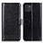 Custodia Portafoglio In Pelle Cover con Supporto M07L per Samsung Galaxy A03 Nero