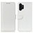 Custodia Portafoglio In Pelle Cover con Supporto M07L per Samsung Galaxy A04s Bianco