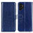 Custodia Portafoglio In Pelle Cover con Supporto M07L per Samsung Galaxy A04s Blu