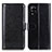 Custodia Portafoglio In Pelle Cover con Supporto M07L per Samsung Galaxy A22 4G Nero