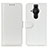 Custodia Portafoglio In Pelle Cover con Supporto M07L per Sony Xperia PRO-I Bianco
