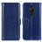 Custodia Portafoglio In Pelle Cover con Supporto M07L per Sony Xperia PRO-I Blu