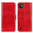 Custodia Portafoglio In Pelle Cover con Supporto M07L per Wiko Y82 Rosso