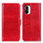 Custodia Portafoglio In Pelle Cover con Supporto M07L per Xiaomi Mi 11i 5G Rosso