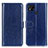 Custodia Portafoglio In Pelle Cover con Supporto M07L per Xiaomi POCO C31 Blu