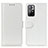 Custodia Portafoglio In Pelle Cover con Supporto M07L per Xiaomi Poco M4 Pro 5G Bianco