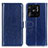 Custodia Portafoglio In Pelle Cover con Supporto M07L per Xiaomi Redmi 10 India Blu