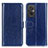 Custodia Portafoglio In Pelle Cover con Supporto M07L per Xiaomi Redmi 11 Prime 4G Blu