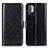 Custodia Portafoglio In Pelle Cover con Supporto M07L per Xiaomi Redmi Note 10 5G Nero