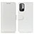 Custodia Portafoglio In Pelle Cover con Supporto M07L per Xiaomi Redmi Note 10T 5G Bianco