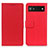 Custodia Portafoglio In Pelle Cover con Supporto M08L per Google Pixel 7a 5G Rosso