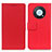 Custodia Portafoglio In Pelle Cover con Supporto M08L per Huawei Enjoy 50 Pro Rosso