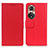 Custodia Portafoglio In Pelle Cover con Supporto M08L per Huawei Honor 50 5G Rosso