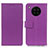 Custodia Portafoglio In Pelle Cover con Supporto M08L per Huawei Honor 50 Lite Viola