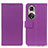 Custodia Portafoglio In Pelle Cover con Supporto M08L per Huawei Honor 50 Pro 5G Viola