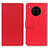 Custodia Portafoglio In Pelle Cover con Supporto M08L per Huawei Nova 8i Rosso
