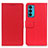 Custodia Portafoglio In Pelle Cover con Supporto M08L per Motorola Moto Edge 20 5G Rosso