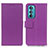 Custodia Portafoglio In Pelle Cover con Supporto M08L per Motorola Moto Edge 30 5G Viola