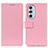 Custodia Portafoglio In Pelle Cover con Supporto M08L per Motorola Moto Edge 30 Pro 5G Rosa