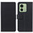 Custodia Portafoglio In Pelle Cover con Supporto M08L per Motorola Moto Edge 40 5G Nero