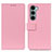 Custodia Portafoglio In Pelle Cover con Supporto M08L per Motorola Moto Edge S30 5G Rosa