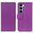 Custodia Portafoglio In Pelle Cover con Supporto M08L per Motorola Moto Edge S30 5G Viola