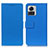 Custodia Portafoglio In Pelle Cover con Supporto M08L per Motorola Moto Edge X30 Pro 5G Blu