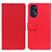 Custodia Portafoglio In Pelle Cover con Supporto M08L per Motorola Moto G 5G (2022) Rosso