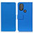 Custodia Portafoglio In Pelle Cover con Supporto M08L per Motorola Moto G Play (2023) Blu