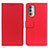 Custodia Portafoglio In Pelle Cover con Supporto M08L per Motorola Moto G Stylus (2022) 4G Rosso