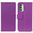 Custodia Portafoglio In Pelle Cover con Supporto M08L per Motorola Moto G Stylus (2022) 5G Viola