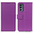 Custodia Portafoglio In Pelle Cover con Supporto M08L per Motorola Moto G62 5G Viola