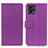 Custodia Portafoglio In Pelle Cover con Supporto M08L per Motorola Moto G72 Viola