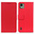 Custodia Portafoglio In Pelle Cover con Supporto M08L per Nokia C110 Rosso