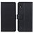 Custodia Portafoglio In Pelle Cover con Supporto M08L per Nokia C2 2nd Edition Nero