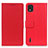 Custodia Portafoglio In Pelle Cover con Supporto M08L per Nokia C2 2nd Edition Rosso