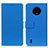 Custodia Portafoglio In Pelle Cover con Supporto M08L per Nokia C200 Blu