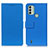 Custodia Portafoglio In Pelle Cover con Supporto M08L per Nokia C31 Blu