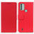 Custodia Portafoglio In Pelle Cover con Supporto M08L per Nokia C31 Rosso