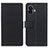 Custodia Portafoglio In Pelle Cover con Supporto M08L per Nothing Phone 2 Nero