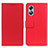 Custodia Portafoglio In Pelle Cover con Supporto M08L per Oppo A17 Rosso