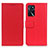 Custodia Portafoglio In Pelle Cover con Supporto M08L per Oppo A54s Rosso