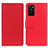 Custodia Portafoglio In Pelle Cover con Supporto M08L per Oppo A55S 5G Rosso